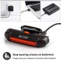 LED USB акумулаторна задна светлина за велосипед, снимка 3