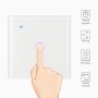 Wi FI сензорен интелигентен превключвател за осветление eWeLink, Alexa, Google Home, снимка 4