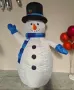 Надуваем светещ снежен човек 2.10м, снимка 3