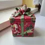 Коледна керамична кутия за подаръци, снимка 1