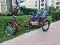 Триколесен велосипед за близнаци, снимка 1