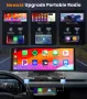 PODOFO универсална мултимедия за кола, сензорен екран 10,26 инча 1080P IPS, 7-32V, Carplay/Android , снимка 7