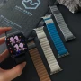 Луксозна кожена каишка с магнит за Apple Watch ULTRA/SE/10/9/8/7/6/5/4, снимка 2
