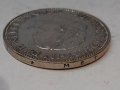 Сребърна монета 2,5 гулдена 1961 г. Холандия, снимка 9