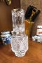 Бохемия великолепна кристална ваза в стил Арт Деко 