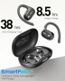 Нови Open Ear Слушалки TOZO 38 Часа Батерия ENC 60ms Дисплей кейс за музика спорт, снимка 6
