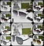 Gucci Слънчеви Очила С UV400 Защита С ПОДАРЪК🎁 Калъф Гучи - Различни Модели и Цветове Код D2308, снимка 1