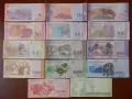 Лотове банкноти от различни държави UNC, снимка 2