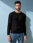 Мъжки черен пуловер , снимка 2