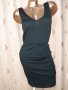 M Черна еластична рокля , снимка 2
