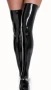Latex чорапи над коляно, снимка 1