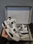Air Jordan 4 White/Black Унисекс Кецове 36-46 Номер с Кутия , снимка 1