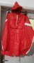 Продавам червен анурак летен с джоб и качулка, снимка 1 - Якета - 36691422