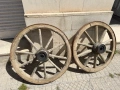 стари немски колела от каруца, снимка 5