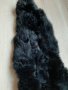 Черна яка от изкуствен косъм, снимка 1 - Шалове - 31297753