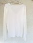 Млечнобяла блуза кежуал с V деколте, снимка 6