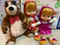 Плюшени играчки Маша и Мечока, снимка 1