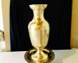 Великолепна британска бронзова ваза 30 см. , снимка 1
