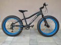 Продавам колела внос от Германия алуминиев велосипед FAT BIKE 24 цола ХИДРАВЛИКА диск, снимка 1 - Велосипеди - 34245341