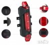 Заден стоп за велосипед с USB, снимка 2