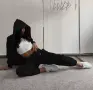 Nike Дамски Ватиран Спортен Комплект Късо Горнище И Долнище🔝Дамски Спортен Екип Код VAL-52, снимка 4
