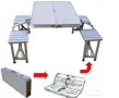 !% Нови от ВНОСИТЕЛ Алуминиева сгъваема маса с 4 стола за пикник ,85x67x67 см тип куфар., снимка 13