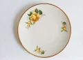 Чаша, подложна и десертна чиния с жълти рози - Mitterteich, снимка 3