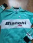 bianchi team celeste carbon windproof jacket - мъжко вело яке Л, снимка 2