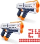 Комплект от 2 броя бластер X-Shot Chaos Meteor Blaster 36365-2022 Детско оръжие с 24 броя топчета, снимка 1