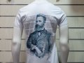 Нова мъжка тениска с дигитален печат на Христо Ботев, България с печат и на гърба, снимка 8