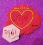 LOVE надпис печат щампа за сладки бисквитки тесто пластмасов