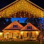 Нови 4 метра 240 LED светлини Лампички декорация украса Коледа двор