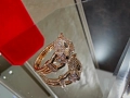 CARTIER Panthere de Cartier Rose Gold Paved Head Diamonds Пръстен, снимка 2