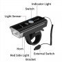 Фар LED фенер за колело светлини сирена звънец велосипед зареждащ USB, снимка 5