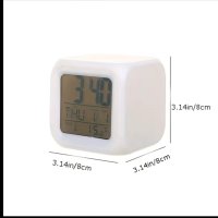 LED часовник КУБ час,дата,температура, снимка 4 - Други стоки за дома - 42292348