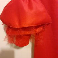 Червена рокля-испански тип, снимка 2 - Рокли - 31254603