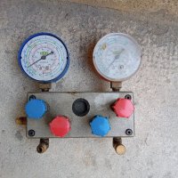 Блок с манометри за измерване налягане на газове, снимка 1 - Други инструменти - 40606774