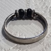 Vintage сребърен пръстен 925 проба , снимка 5 - Пръстени - 44217082