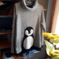 Унисекс суйчър -мек и топъл-като нов, снимка 1 - Блузи с дълъг ръкав и пуловери - 35608354