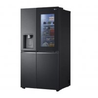 Хладилник Side by Side LG GSXV91MCAF, 635 л, Total No Frost, Диспенсър за вода, Instaview, Поставка , снимка 1 - Хладилници - 40095609