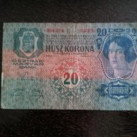 Банкнота - Австро-Унгария - 20 крони | 1913г., снимка 2 - Нумизматика и бонистика - 31750694