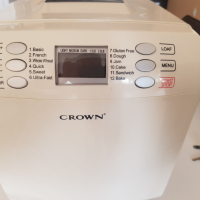 Хлебопекарна CROWN CBM-6132, 550W, 12 дигитални програми, снимка 4 - Хлебопекарни - 44617964