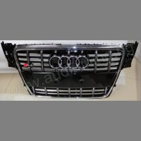 Решетка за Ауди Audi A4-S4 б8 b8 2009 2010 2011 черна хром, снимка 1 - Тунинг - 32038907