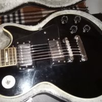 Hondo Les paul Gibson Black Beauty Copy Japan 1970 китара, снимка 6 - Китари - 31702712