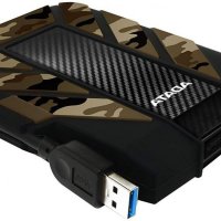 Външен диск удароустойчив EXT 2TB ADATA 710M USB3.1 черен или камофлаж , снимка 2 - Външни хард дискове - 32068499