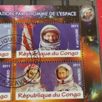 Пощенски марки чиста комплектна серия КОСМОС поща Конго за колекция декорация 29512, снимка 8 - Филателия - 37722789