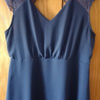 Нежна рокля цвят тъмно синьо-"SisterS", снимка 10 - Рокли - 42055566