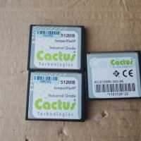 Cactus Technologies KC512MR-303-86 512MB Industrial Grade CompactFlash CF Memory Card, снимка 1 - Други - 40727578