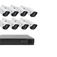 Видеонаблюдение NVR PNI House IP716, 16CH, ONVIF + 8 камери 5MP, снимка 1 - Комплекти за видеонаблюдение - 44775017