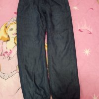 Ватирани дънки за момиче, снимка 1 - Детски панталони и дънки - 30789941